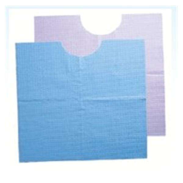 Bib Patient Ultimate Contour Neck 18 in x 22 in Blue 3 Ply Tissue / Poly 400/Ca